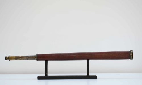 fig 4. Eighteenth Century Single Draw Decagonal Telescope by Nairne & Blunt London