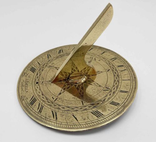 Mid Victorian Seven Inch Sun Dial by Louis Casella of London
