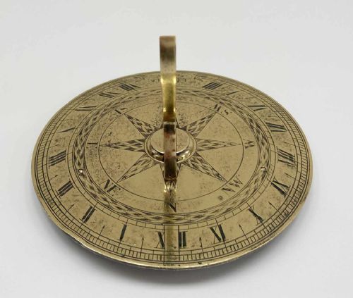 fig 2. Mid Victorian Seven Inch Sun Dial by Louis Casella of London