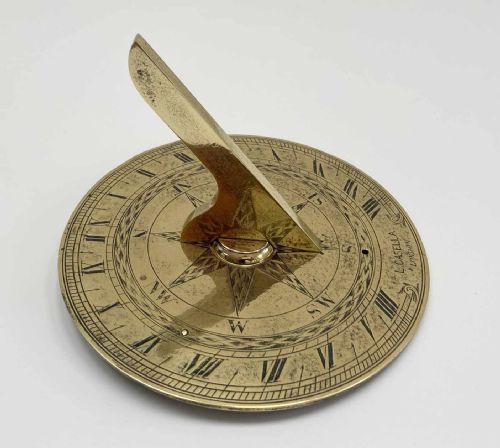 fig 3. Mid Victorian Seven Inch Sun Dial by Louis Casella of London