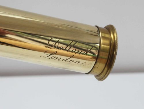 fig 2. George IV Cased Pancratic Eyetube Telescope on Stand by Dollond of London