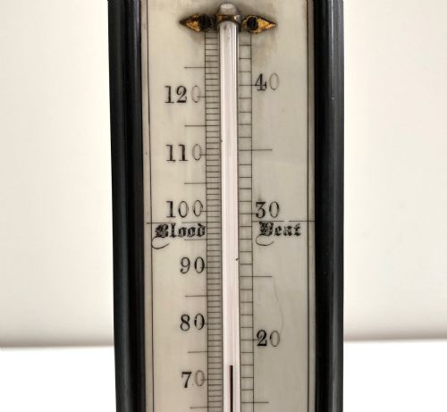 fig 2. Large Victorian Desk Thermometer by Henry Hughes & Son of 59 Fenchurch St, London