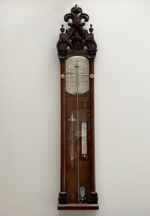 Admiral Fitzroy Barometer with Silvered Scale by Negretti & Zambra