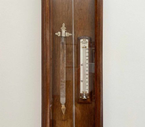 fig 2. Admiral Fitzroy Barometer with Silvered Scale by Negretti & Zambra