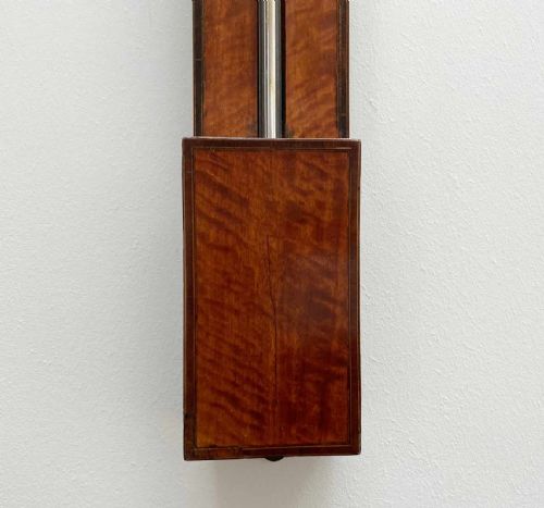 fig 4. Early Nineteenth Century Scottish Satinwood Stick Barometer by J&J Gardner of Glasgow