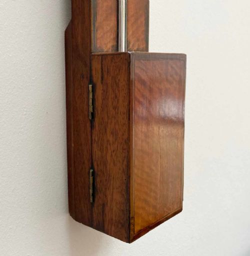 fig 7. Early Nineteenth Century Scottish Satinwood Stick Barometer by J&J Gardner of Glasgow