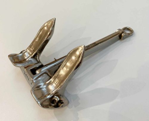 fig 1. Salesmans Sample of a Wasteneys Smith Patent Stockless Anchor