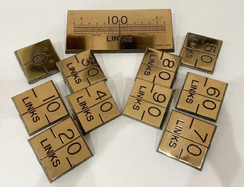 SET OF GOVERNMENTAL STANDARD LINK FLOOR PLAQUES BY DE GRAVE CO 1914 - ADDITIONAL PHOTO 4