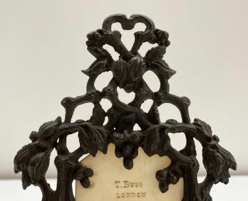 fig 2. Early Victorian Desk Thermometer by Thomas Buss of Hatton Garden, London
