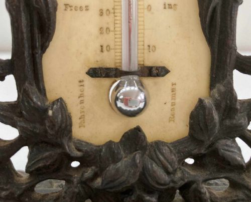 fig 4. Early Victorian Desk Thermometer by Thomas Buss of Hatton Garden, London