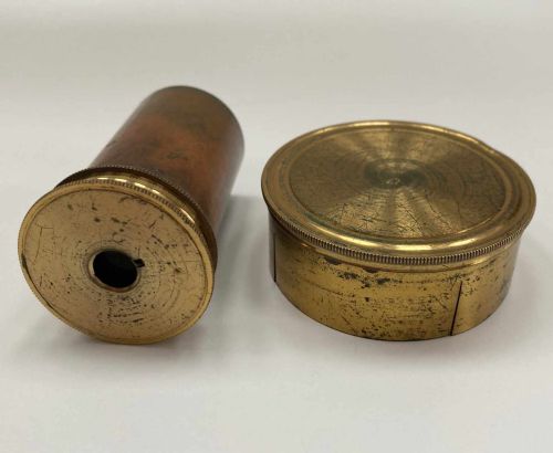 fig 4. George III Mahogany Cased Telescope on Stand by Matthew Berge London
