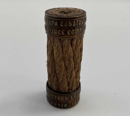 fig 1. 1866 Commemorative Trans Atlantic Cable Sample - SS Great Eastern