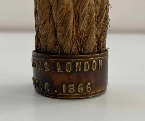 fig 5. 1866 Commemorative Trans Atlantic Cable Sample - SS Great Eastern