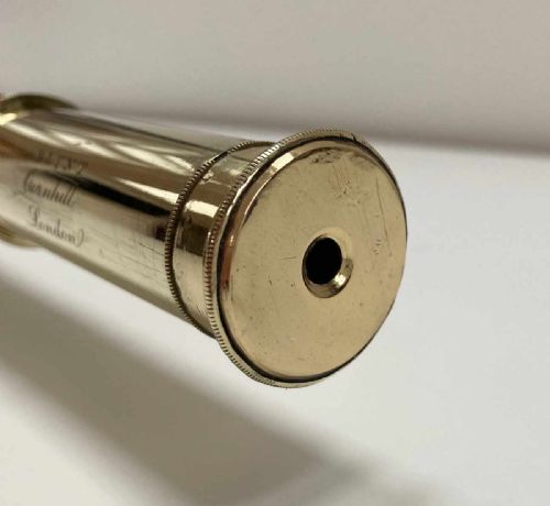 fig 5. George III Eight Draw Telescope with Black Lacquer Finish by Thomas Blunt London