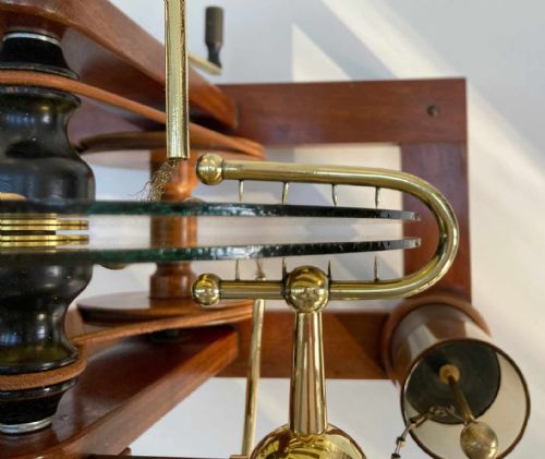 fig 5. Edwardian Wimshurst Machine by Philip Harris of Birmingham