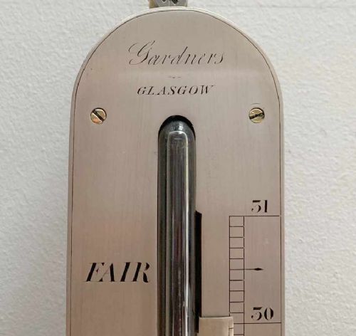 fig 1. George IV Scottish Stick Barometer by Gardners of Glasgow