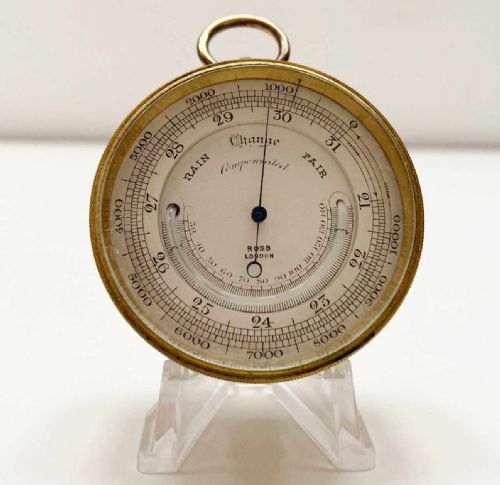 fig 4. Ross Pocket Barometer Owned by Captain Cecil Bebb - General Franco's Pilot