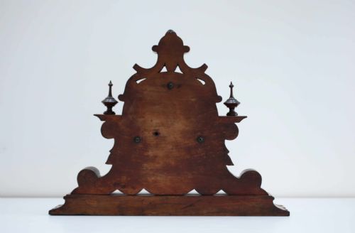 fig 5. Large Victorian Aneroid Barometer in Carved Walnut Display by James Pitkin London