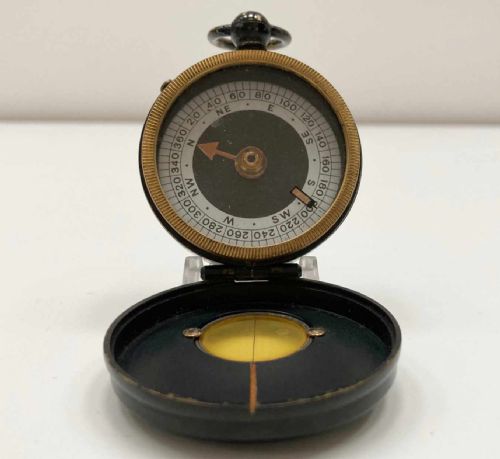 Ww1 Verners Prismatic Compass to Captain Am Boyle Kings Own Scottish Borderers