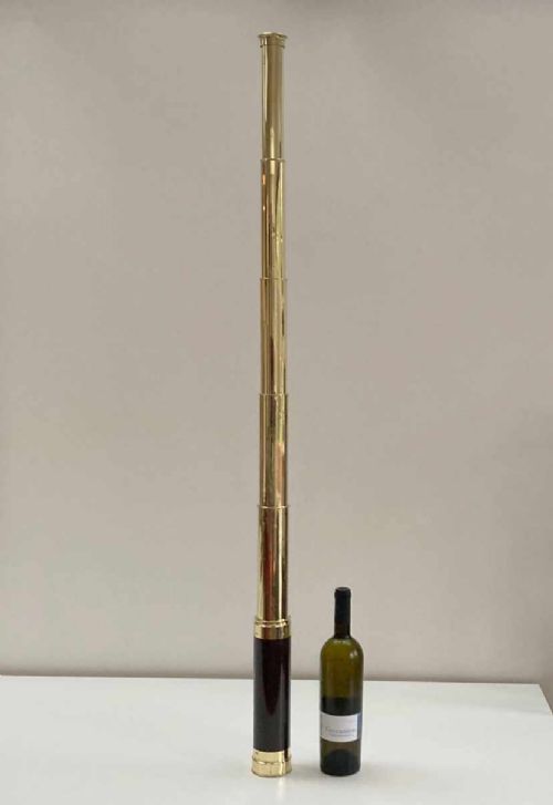 fig 1. William IV Rosewood Five Draw Telescope by Braham of Bath