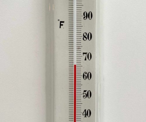 fig 2. Victorian Large Scale Porcelain Thermometer by Negretti & Zambra London