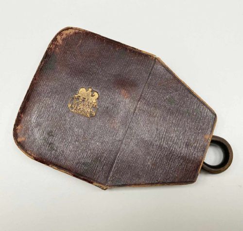 VICTORIAN CELLULOID DESK MAGNIFYING GLASS IN CASE BY CW DIXEY LONDON - ADDITIONAL PHOTO 2