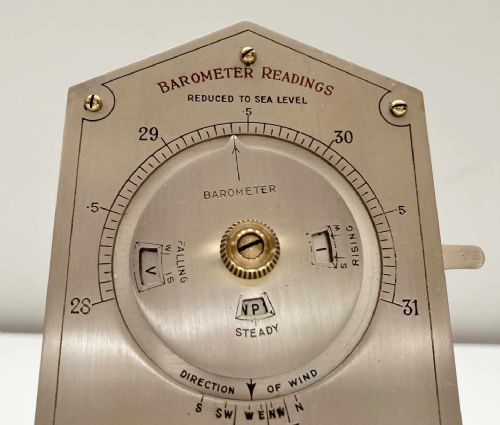 fig 4. Early Twentieth Century Desktop Weather Forecaster by Negretti & Zambra London