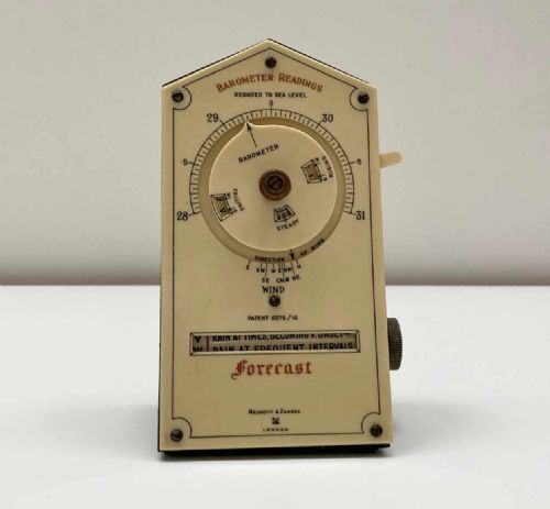 Early Twentieth Century Desktop Weather Forecaster by Negretti & Zambra London