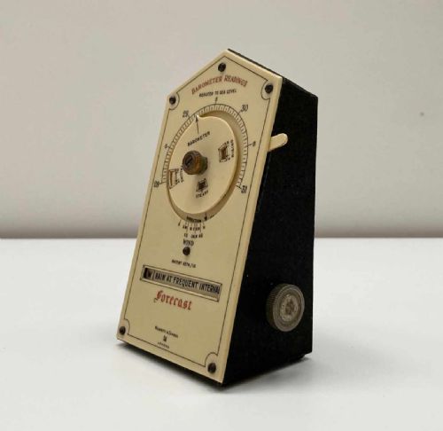 fig 3. Early Twentieth Century Desktop Weather Forecaster by Negretti & Zambra London