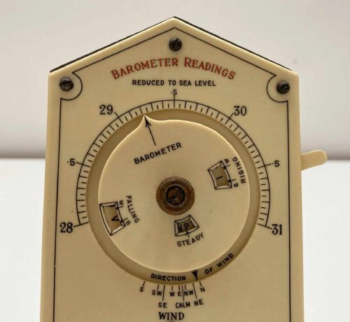 fig 4. Early Twentieth Century Desktop Weather Forecaster by Negretti & Zambra London