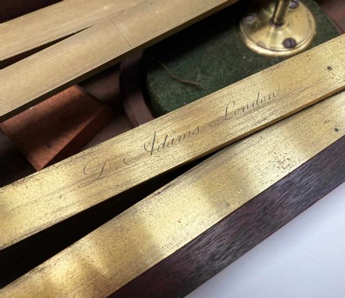 fig 3. Cased George III Pantograph by Dudley Adams of Fleet Street London