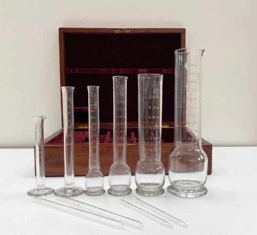 Victorian Set of London County Glass Measures by the York Glass Co Ltd
