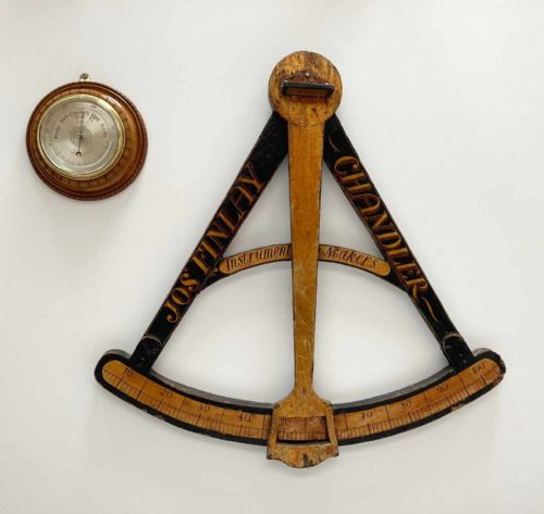 fig 1. Rare Nineteenth Century Ship's Chandlers & Instrument Makers Shop Sign