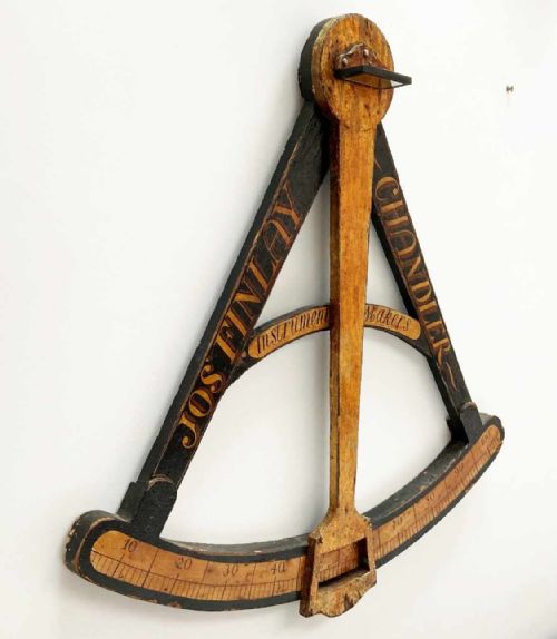 fig 2. Rare Nineteenth Century Ship's Chandlers & Instrument Makers Shop Sign