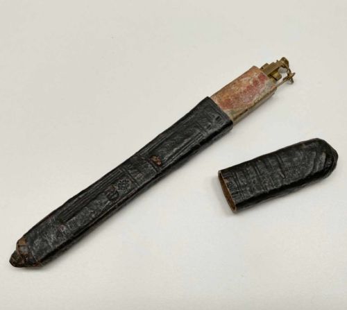 fig 1. George II Steelyard Gold Balance by Bradford Darby & Hulls of Campden Gloucestershire