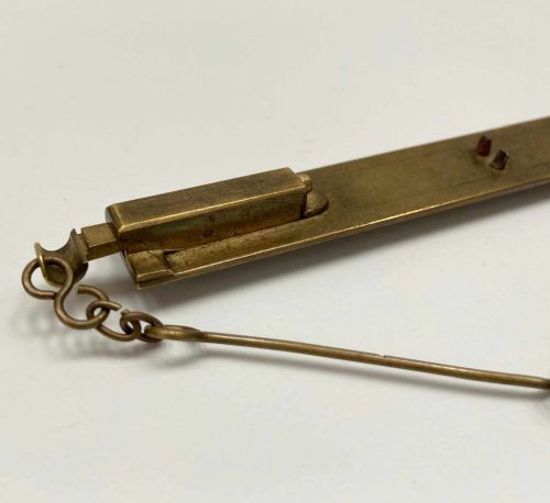 fig 5. George II Steelyard Gold Balance by Bradford Darby & Hulls of Campden Gloucestershire