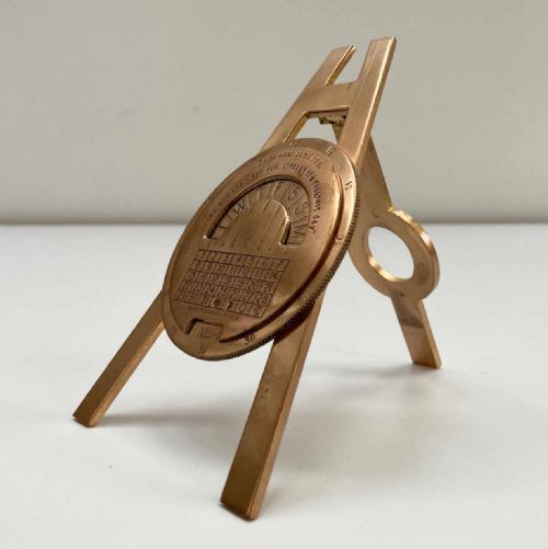 fig 4. Desktop Perpetual Calendar by Negretti & Zambra London