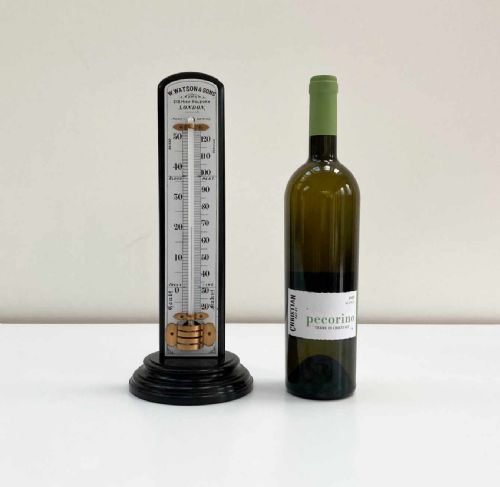 VERY LARGE VICTORIAN DESK THERMOMETER BY W WATSON SONS LONDON - ADDITIONAL PHOTO 1