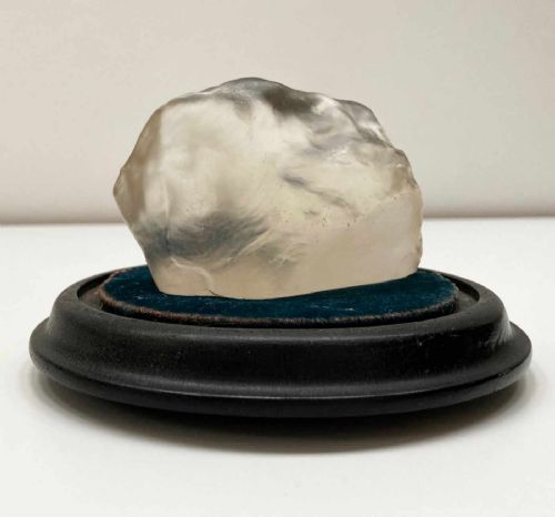 fig 1. Edwardian Glass Replica of the Uncut Cullinan Diamond - James R Gregory