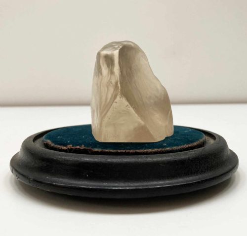 fig 2. Edwardian Glass Replica of the Uncut Cullinan Diamond - James R Gregory