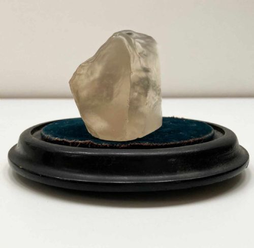 fig 3. Edwardian Glass Replica of the Uncut Cullinan Diamond - James R Gregory
