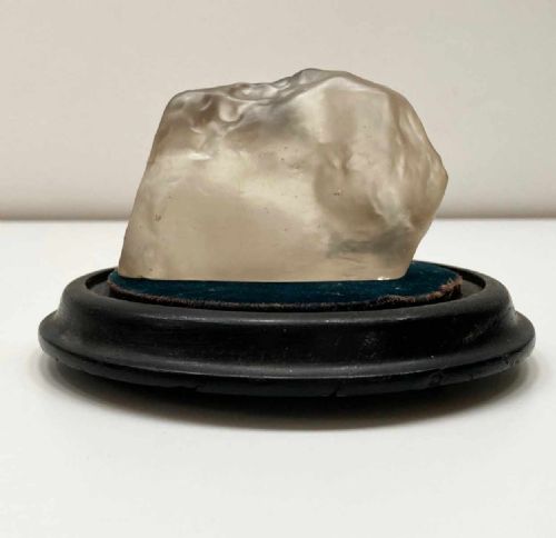 fig 4. Edwardian Glass Replica of the Uncut Cullinan Diamond - James R Gregory