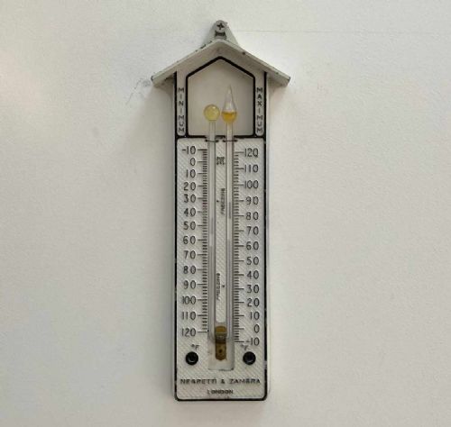 Early Twentieth Century Max Min Thermometer by Negretti & Zambra