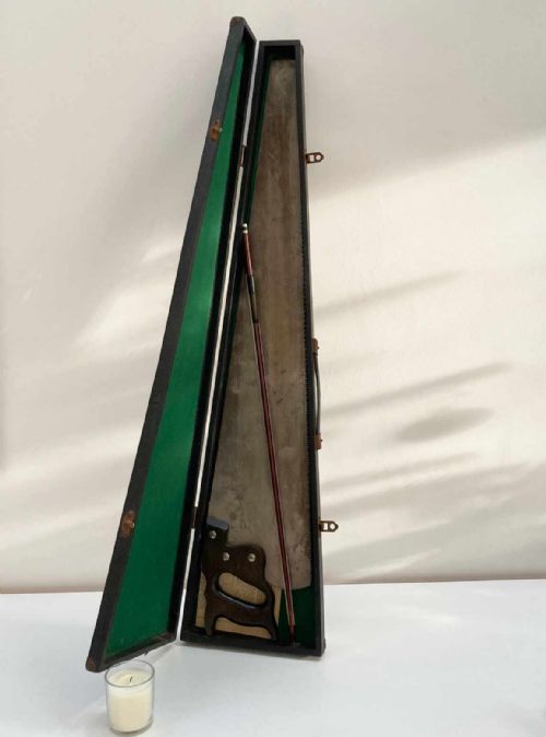 Early Twentieth Century Cased Musical Saw by Jedson