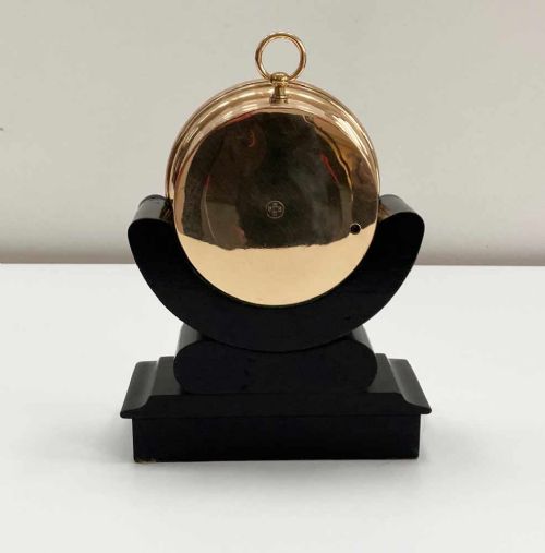 fig 2. Victorian French Desk Barometer on Stand by Naudet for V&H Doninelli of Nice