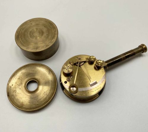 fig 1. Mid Victorian Pocket Sextant by Field & Son Birmingham