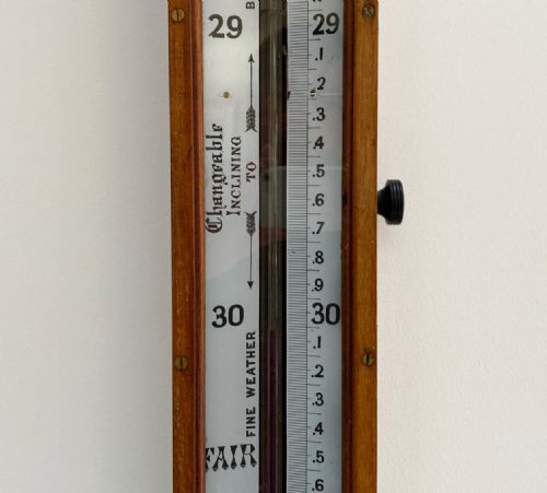 fig 2. Victorian Long Range Glycerine Barometer by Negretti & Zambra London