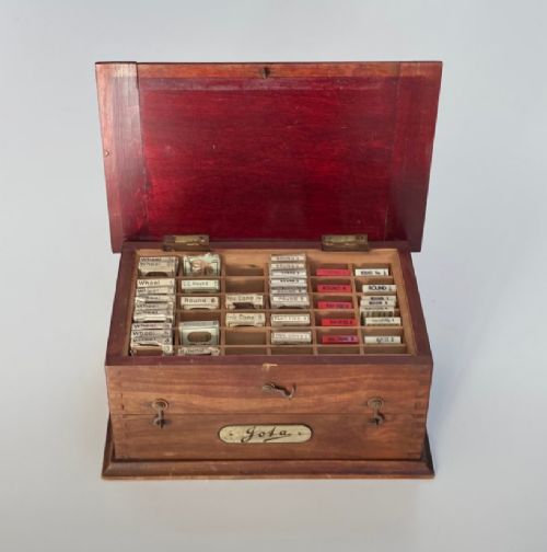 Early Twentieth Century Cased Set of Dentist Burs by Jota of Germany
