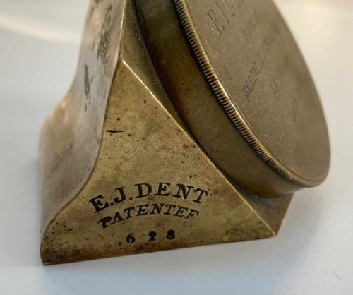 fig 3. Early Victorian Dipleidoscope by EJ Dent of 61 The Strand London