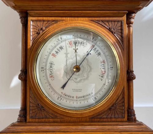 fig 2. Monumental Victorian Exhibition Aneroid Barometer by Dollond of London